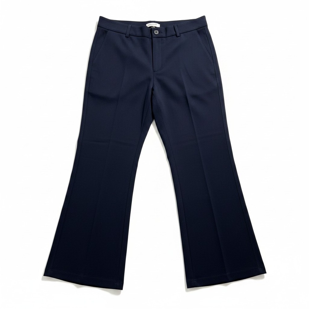 Betabrand XL Navy Blue Yoga Dress Pants Womens Bootcut Casual Athleisure